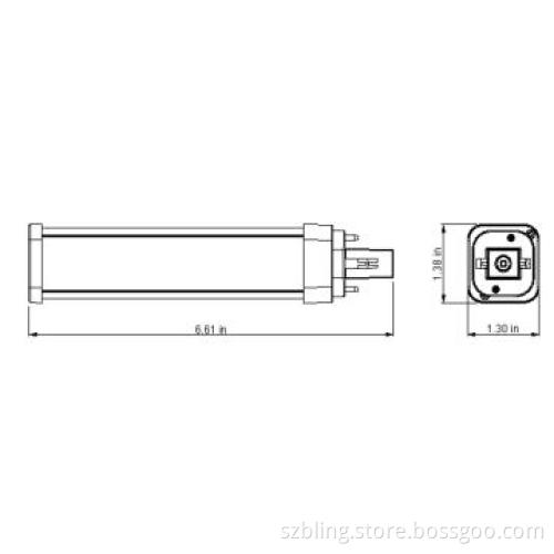 Hot selling 10W PL tube,Epistar LEDs inside,high cost performance